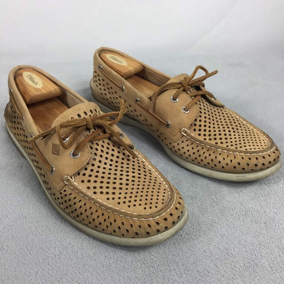 Top Sider Laser Perforated Boat Shoes 
